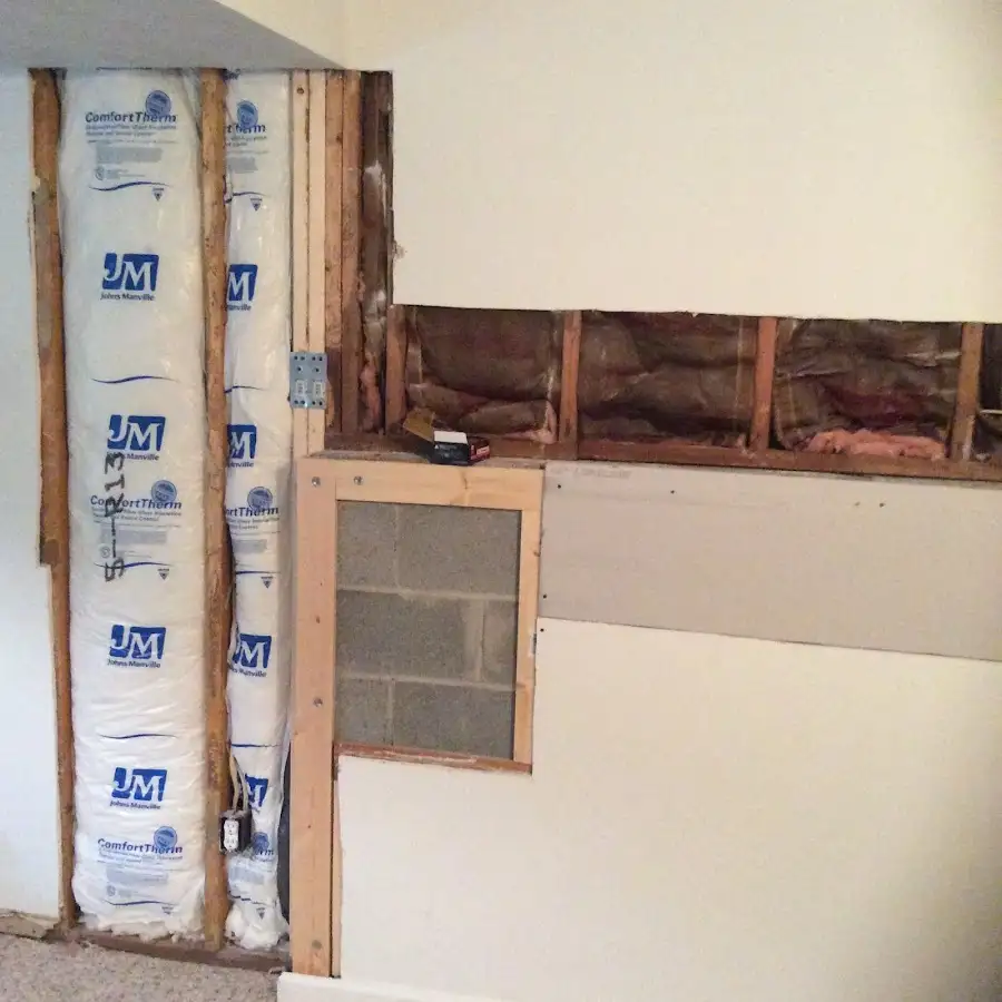 Wall insulation replacement during Structural Drying in Bridgeport
